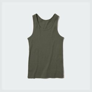 Light green ribbed tank top DENVER HAYES